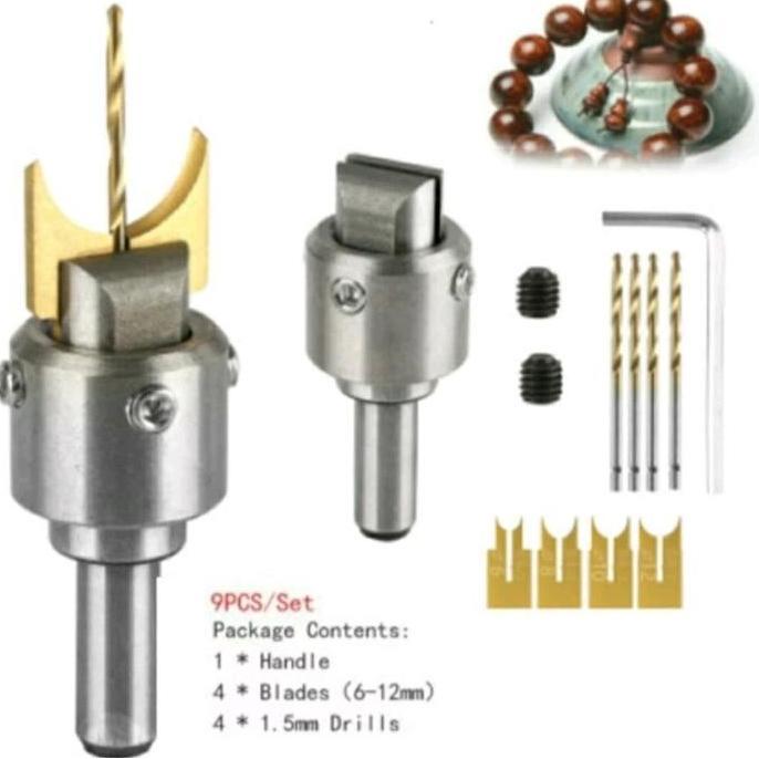Mata Bor Drill Bit Tasbih Beads Drill 6 - 12 mm Shank Bor Kayu