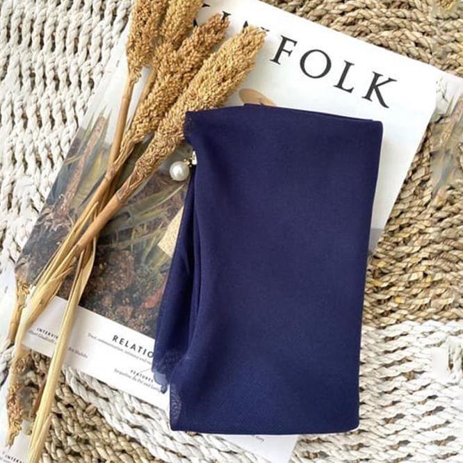 Hijab Instant Bahan Bella Square Laser Cut Premium Resleting Zipper