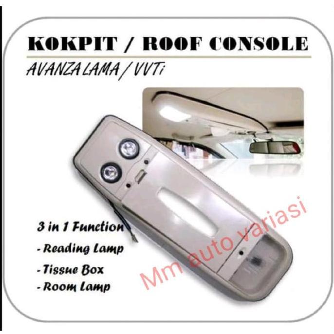 Uahsahabattani_ - Roof Console Tempat Tisu Mobil Avanza VVTi Xenia 2004-2011 Interior Organizer