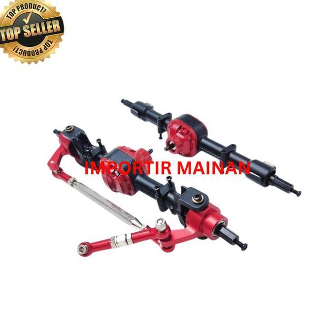 opaljavanes99 - mn78 mn82 lc79 mn98 mn99s upgrade metal alloy front & rear axle rc set