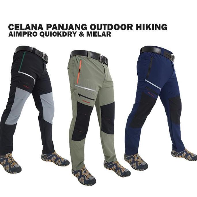 CELANA GUNUNG PANJANG QUICK DRY HIKING streach outdoor - Celana Gunung