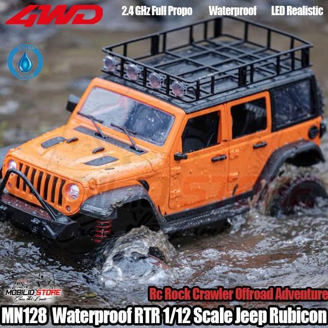 opaljavanes99 - mn128 waterproof rtr 1/12 scale jeep rubicon rc rock crawler adventure