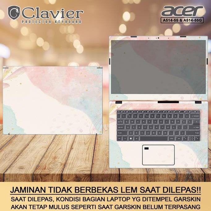 HARGA DISC - Cover Garskin Laptop Acer Aspire 5 A514-55-50E0 537X 548J Transparan