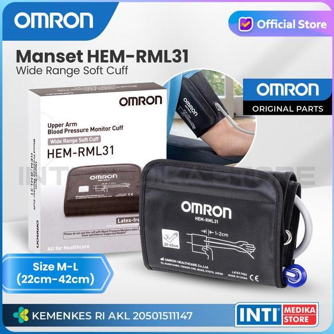 OMRON - Manset Tensimeter Digital OMRON | Cuff Tensi S M L