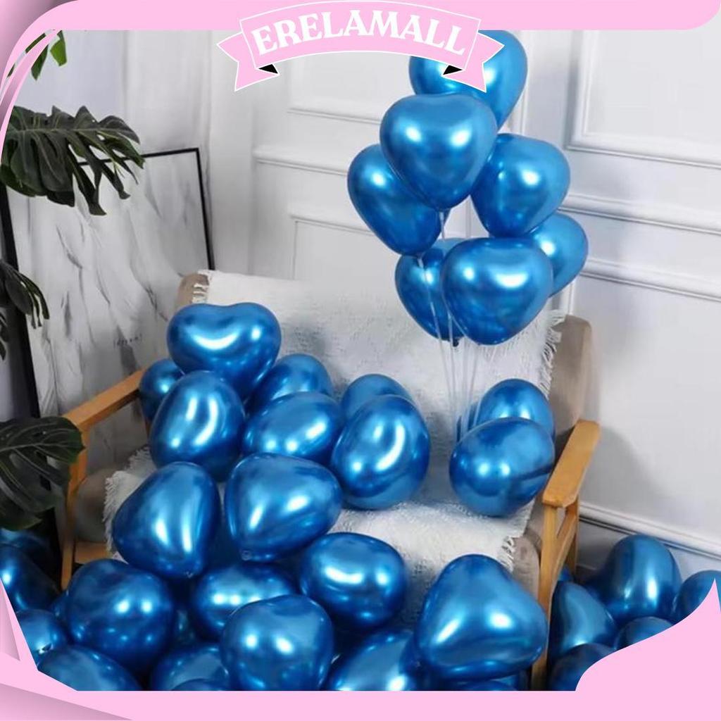 Balon Latex Metalik Chrome Love / Latex Chrome Bentuk Love 12Inch Ibp Termurah