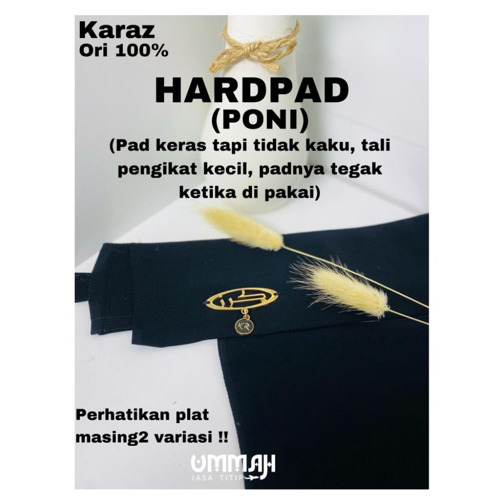 NIQAB CADAR Karaz (Ready) Hardpad PonI Ori 100% Dari Saudi