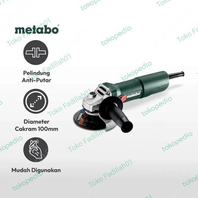 METABO mesin gerinda tangan 4 inch CPL W750-100 / mesin gerinda metabo