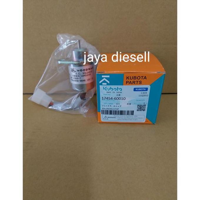 TERBARU - SOLENOID KUBOTA17454-60010/ASSY SOLENOID STOP 17454-60010