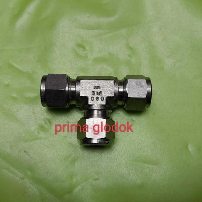 Ready Union tee swagelok 12mm/tee union swagelok 12mm/tee swagelok ss-12mo-3