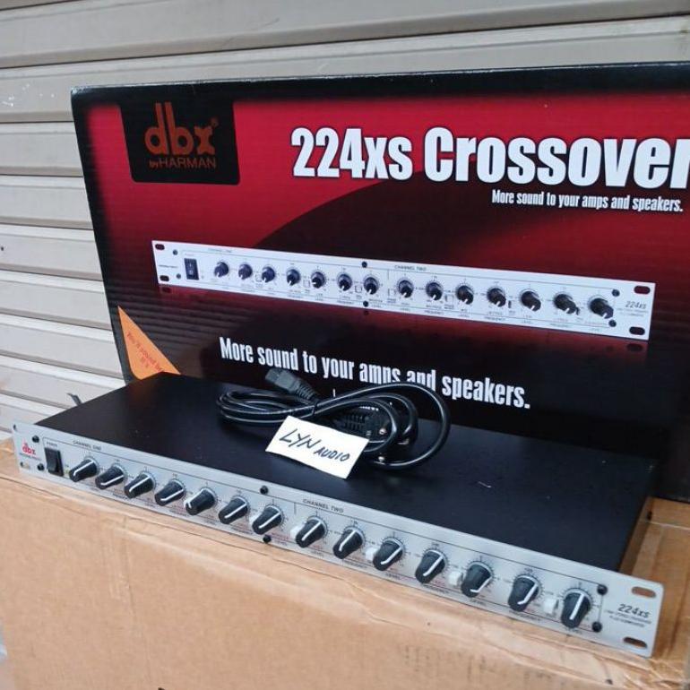 CROSSOVER DBX 224XS CROSSOVER AKTIF 2/3/4 WAY PLUS SUBWOOFER OUTPUT 224 XS