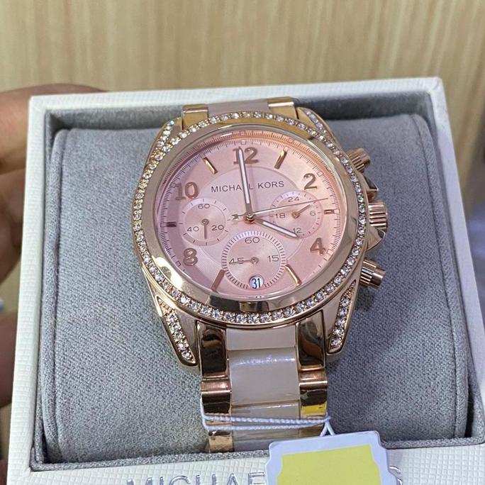 Ready Jam Tangan MK5943 Blair Chronograph Original