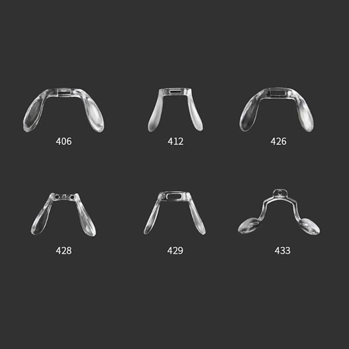 DF15 - Nosepad plastik Nosepad sambung Nosepad Mika Nosepad Kacamata Plastik [NPSF]