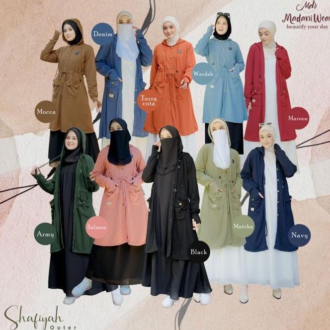 Outer Shafiyah Madani Wear Alietha Dewasa
