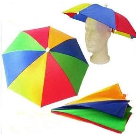 Payung Topi GSF 4706/Topi Payung Kepala Dewasa/Payung Mancing Outdoor/Topi Payung Kepala Anti Sinar 