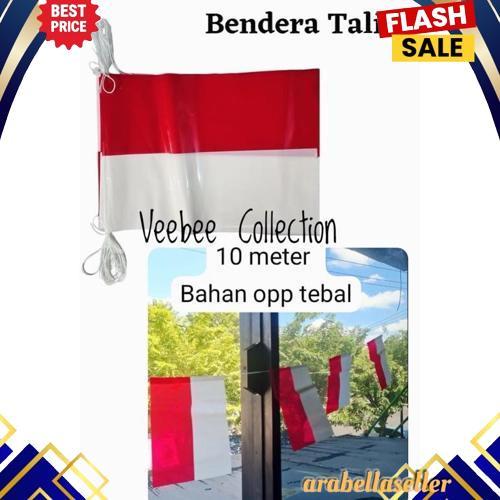 Terlaris Bunting Flag Bendera Plastik TBL B. Dekorasi agustusan. Hiasan agustusan. Dekorasi kantor. 