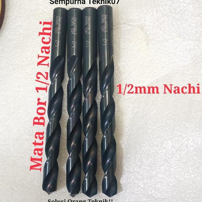 MATA BOR 1/2 atau 12.7 Drill Nachi Mata Bor besi Alat Bubut - Available