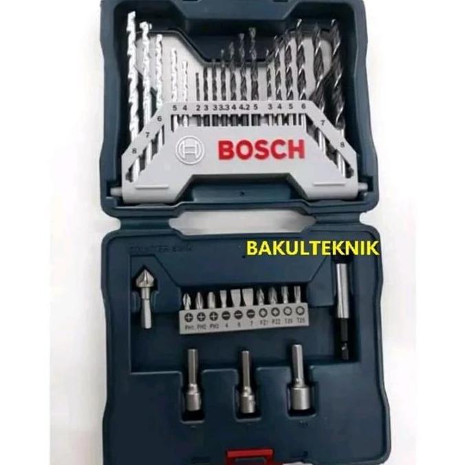 Mata Bor Obeng Bosch Xline Lengkap 1 Set Bor Kayu Besi Metal Beton - Available