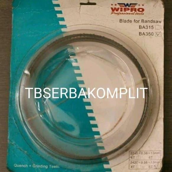 Mata Gergaji Bandsaw Blade 14 inch 6T Wipro JDD350 Mata Gergaji Pita - Available