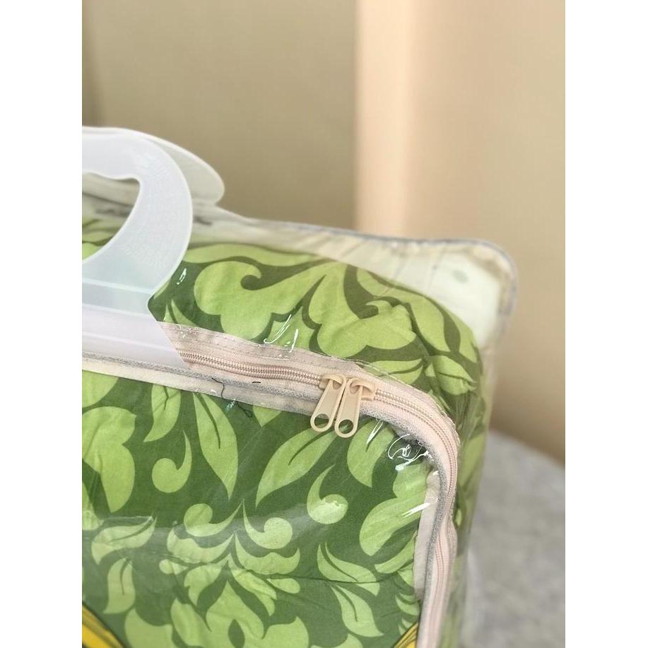 Tas Kantong Bedcover Mika Tebal Gagang Merak/Plastik