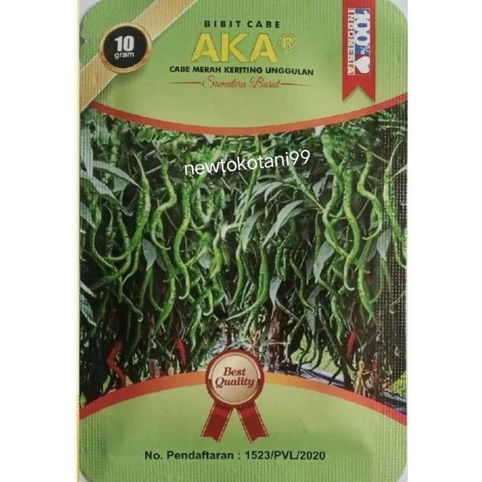 ( 10 Bungkus ) Benih Cabe Akar 10Gram Grosir Cabe Merah Keriting Cmk Akar 10 Gram Benih Cabai Kritin