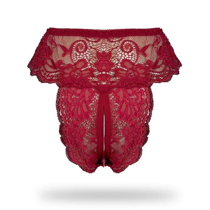 Promo CD Wanita Sexy Lingerie Transparan Renda Ukuran Jumbo  GOC14 COD