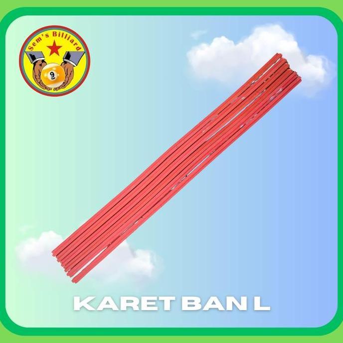 Karet Ban Meja Billiard 7 ft L - Karet Ban L - Meja Billiard