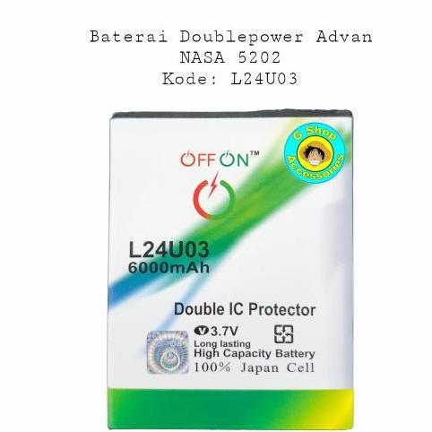 Baterai Batre Doublepower Advan Nasa 5202 Advan L24U03 Double Power