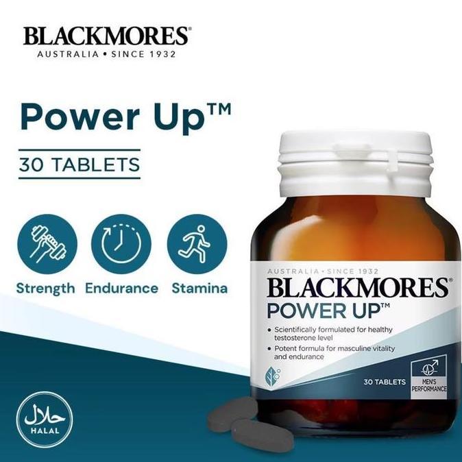 eko_storebookck - TESTOSTERON BOOSTER / Blackmores Power Up 30 Tablets - Suplemen Pria