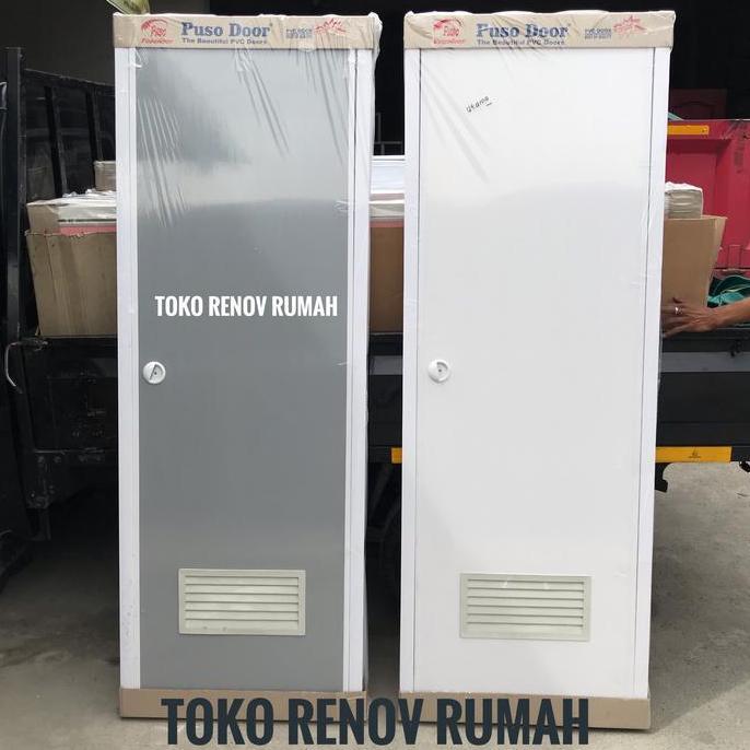 Pintu kamar mandi pvc KUSEN TEBAL (KUALITAS PREMIUM) pintu pvc