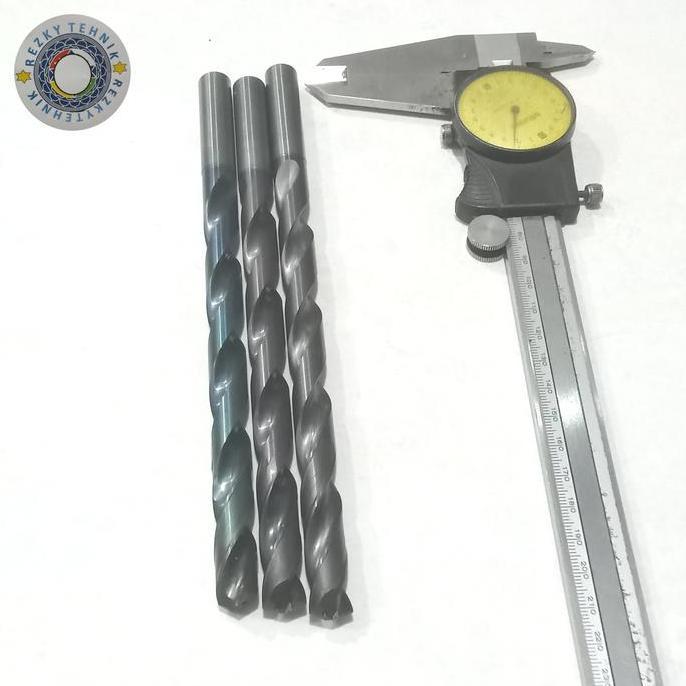 Mata bor 12 mm Carbide drill 12 mm mata bor besi baja actual 11.95 mm