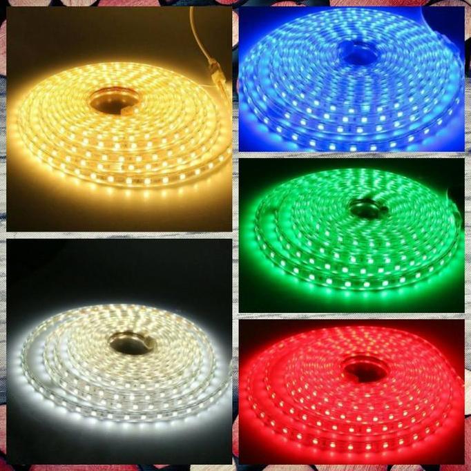 Lampu Selang LED Strip 5050 SMD 220 volt 20 meter