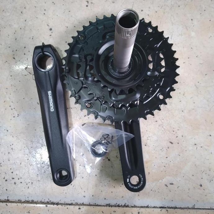 gir crankset crank set shimano original altus MT210 hollowtech 2 HT2 44T 32T 22T 3 speed triple sepe