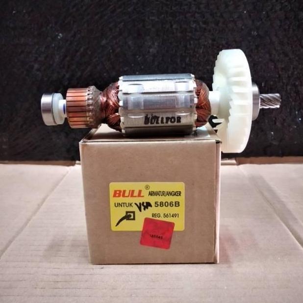 BULL ARMATURE ANGKER 5806B UNTUK MESIN CIRCULAR SAW MAKITA 5806 B