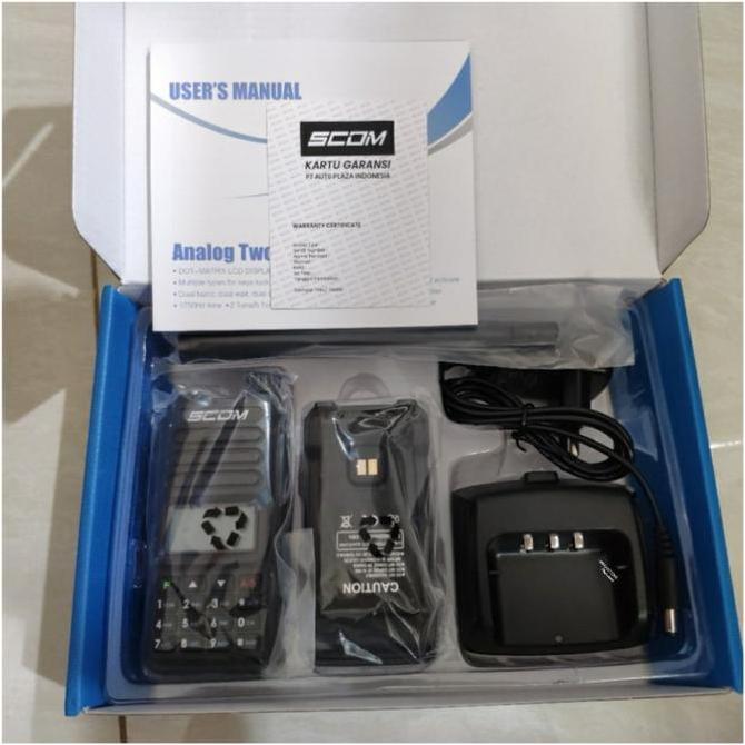 Promo Ht Scom Fc10 Pro Ht Full Power 10 Watt Dual Band Vhf Uhf