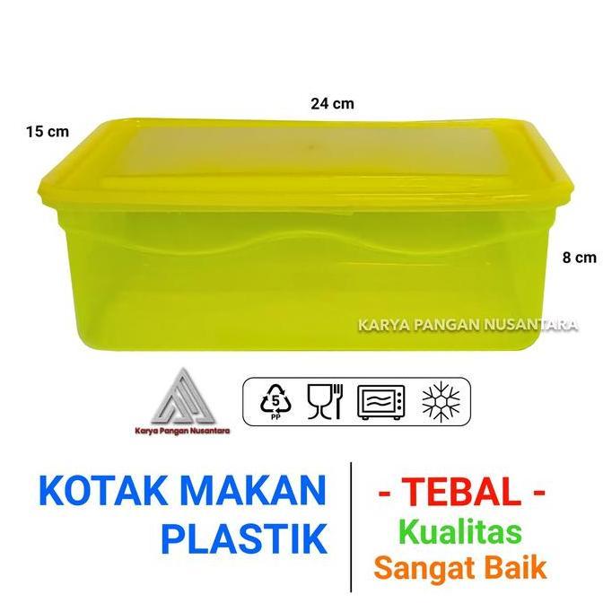 KOTAK MAKAN PLASTIK 2300 ML WARNA FOOD CONTAINER BOX PLASTIK MAKANAN