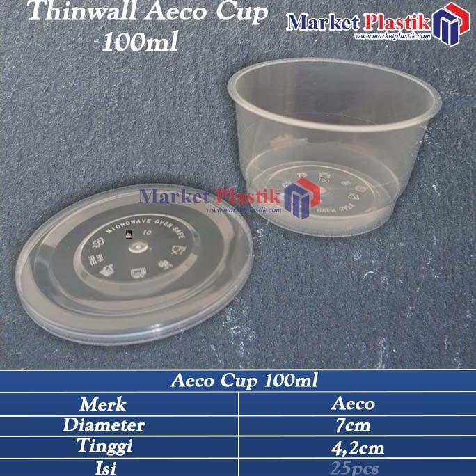 Cup Sambal / Thinwall Aeco Cup / Aeco Cup 100ml