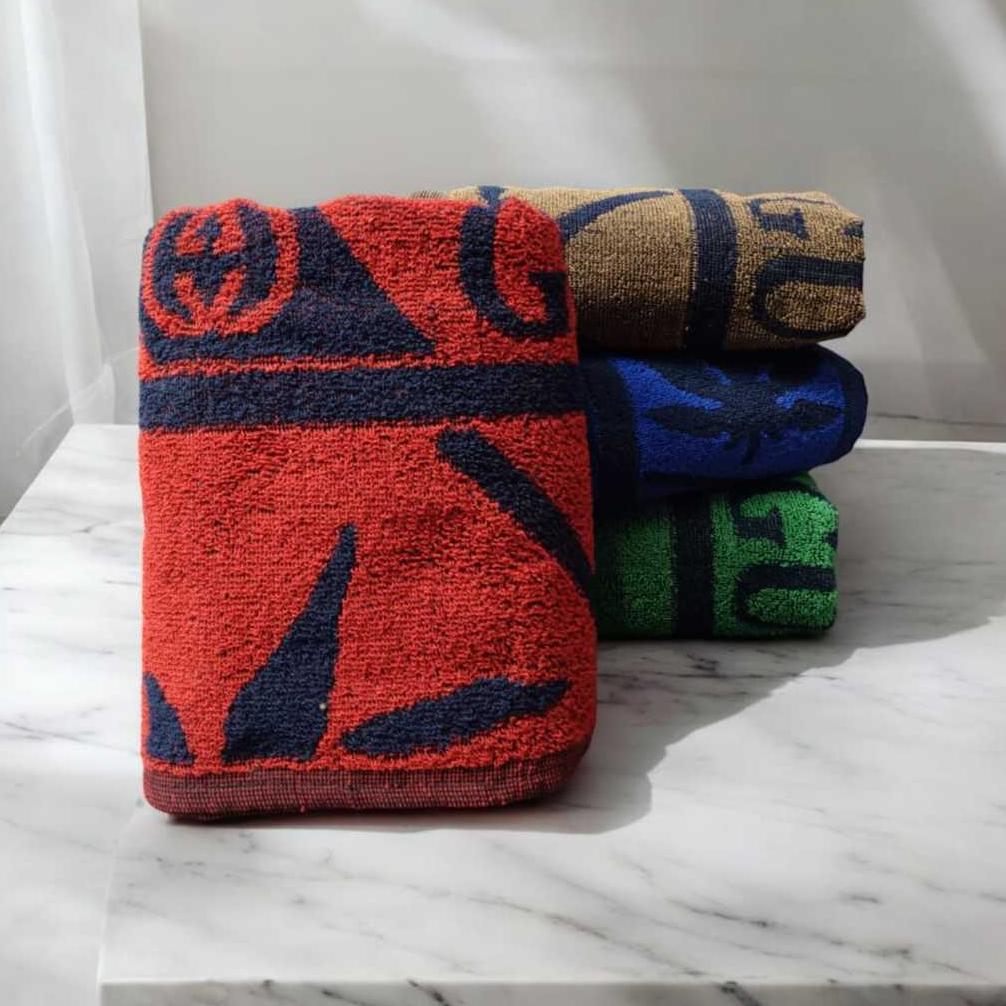 Noblecollection   - Handuk Gucci Jumbo 80X150 | Handuk Mandi Gucci Sakura / Handuk Mandi Dewasa / Ha