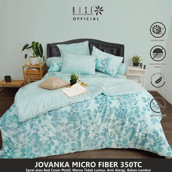 Murah Rise Finezza Sprei Set Bed Cover Microfiber Jovanka