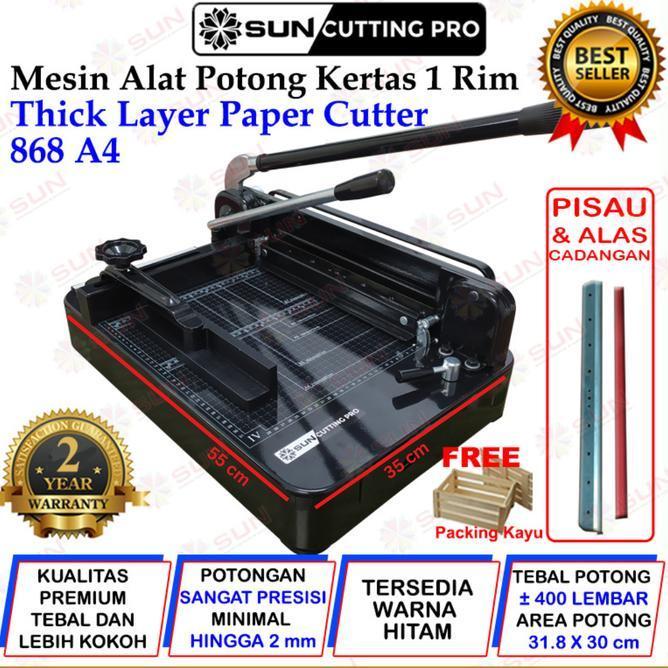 Mesin Thi Layer R Cutter A4 868 Alat Pemotong Kertas 1 Rim