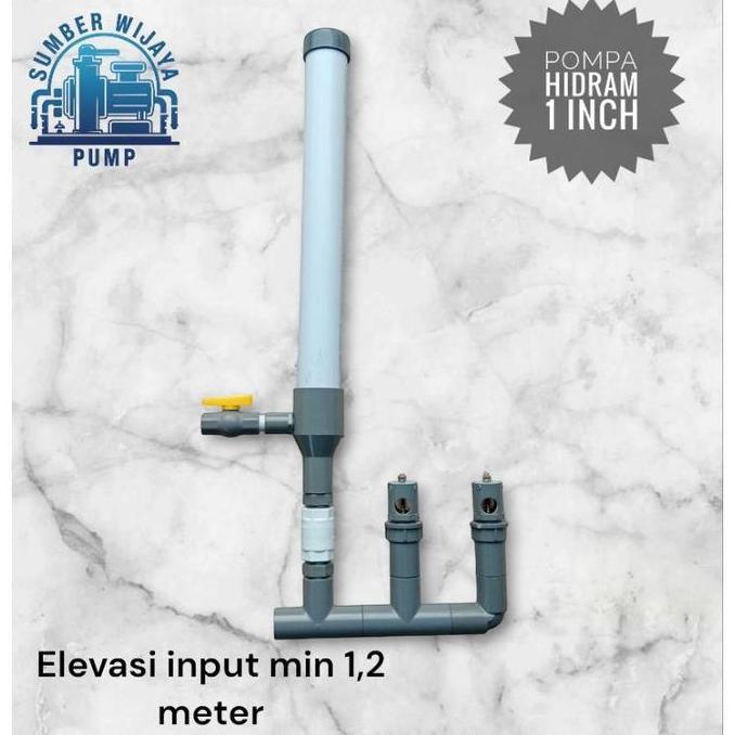 TERBARU POMPA TANPA LISTRIK HIDRAM UKURAN 1 INCH ORIGINAL DAN TERPERCAYA