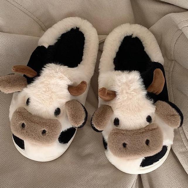 Sandal Sapi Empuk Tebal Sandal Rumah Sandal Hangat Sandal Kamar Karet