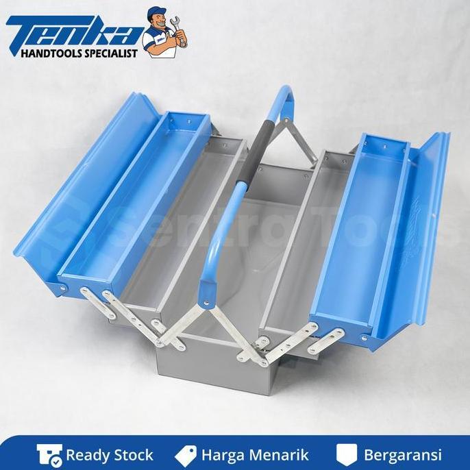Promo Tool Box / Kotak Perkakas Besi Tenka 3 Susun Tb 122 Cod