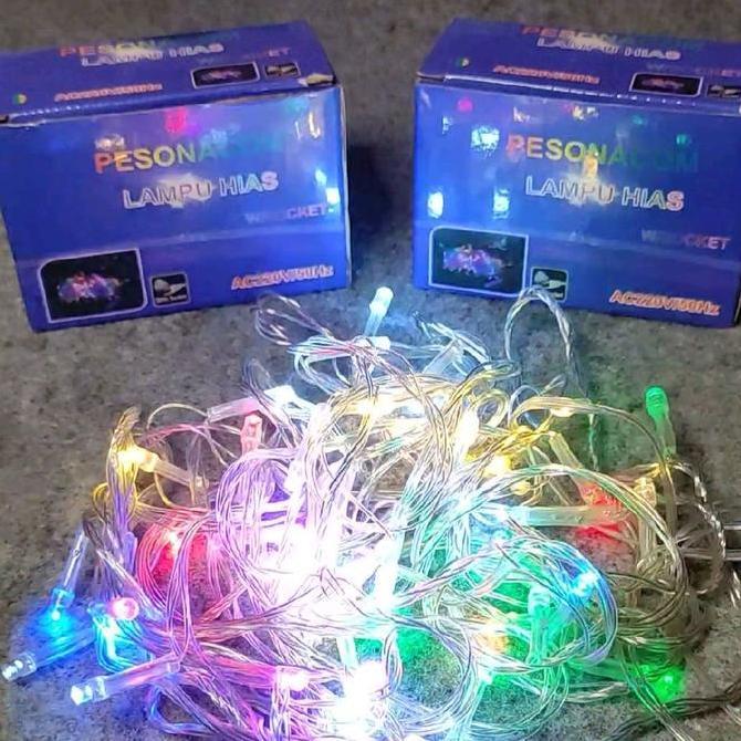 Ready !!! PESONACOM Lampu Hias/Lampu Tumblr/Lampu Natal/Warna Rainbow 7Meter LED