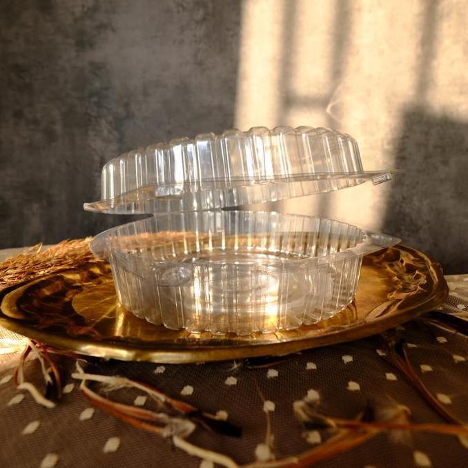 Mika Kue Bolu Diameter 19 Mika Plastik Bening Bulat Mika Bolu Chiffon