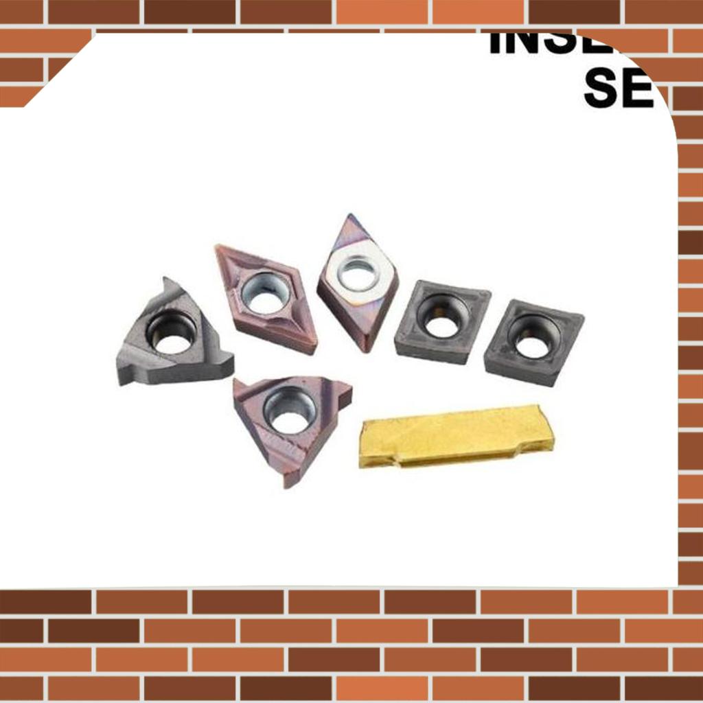 Insert Set 7 Mata Bubut Set Untuk Pahat Bubut Set Untuk Gagang 16Mm