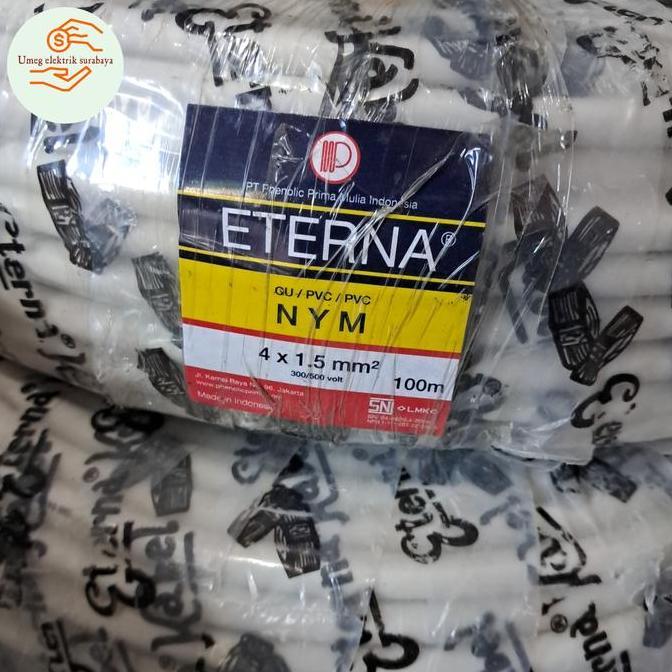 TERBARU - KABEL NYM 4X1,5 ETERNA 100M KABEL NYM 4X1,5MM 100M ETERNA