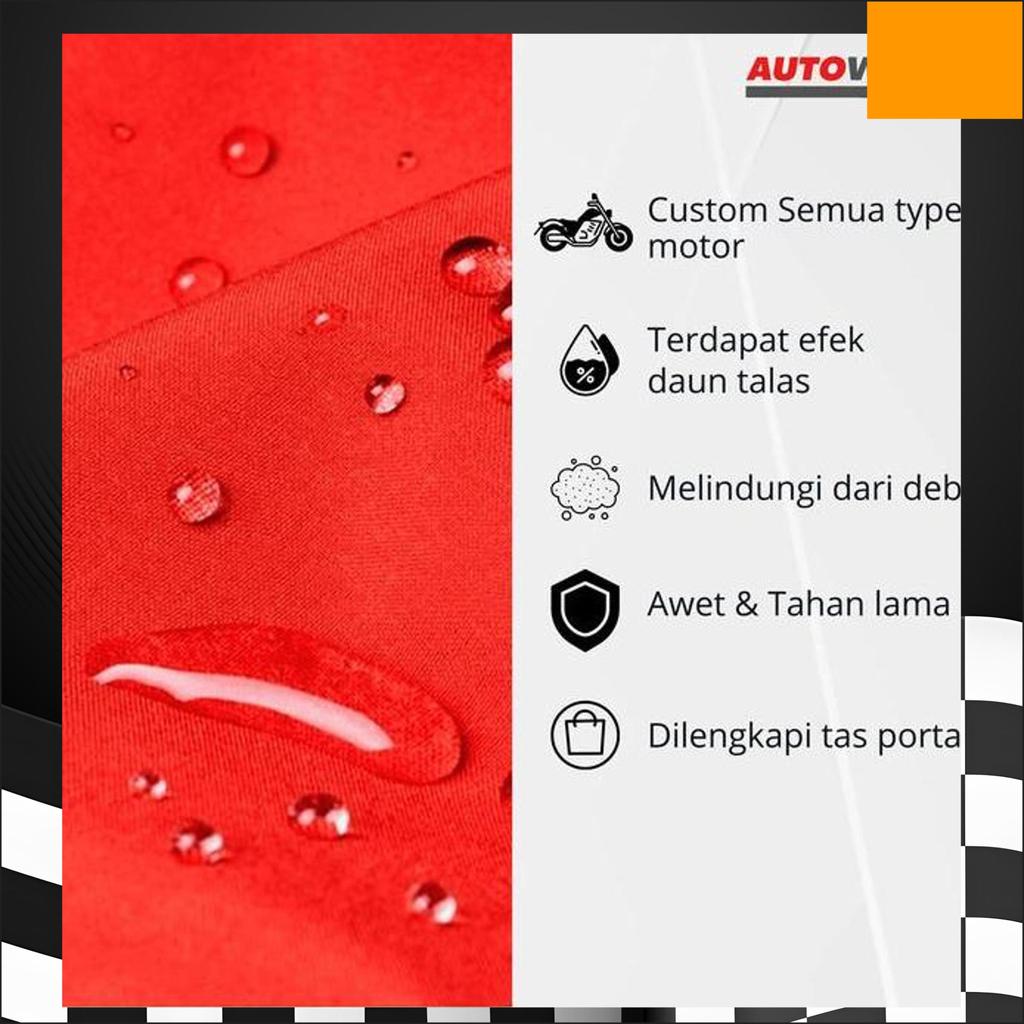 Custom Cover Motor Sm V16 Sarung Body Motorcycle -Autowrap