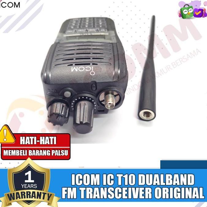 Murah Icom Ic T10 Dualband Ip67 Ht Icom Dual Band Ic-T10 Waterproof Original Garansi