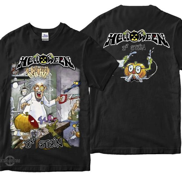 Kaos band HELLOWEEN DR STEIN kaos metal rock heloween murah