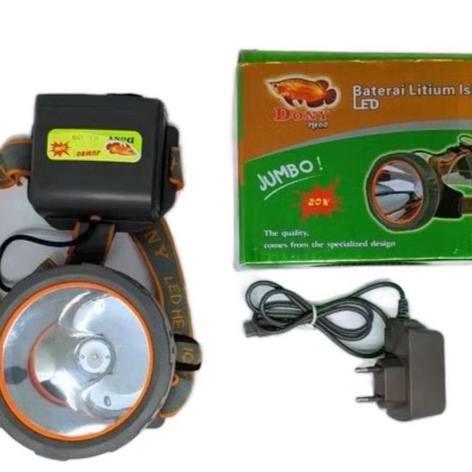 TERMURAH - SENTER KEPALA DONY 198 JUMBO CAHAYA KUNING 20WATT